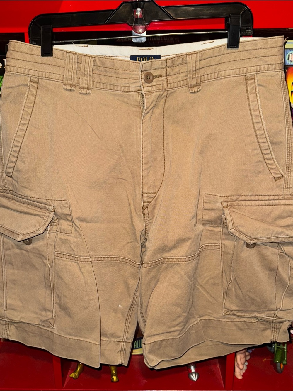Polo Ralph Lauren x Men's Khaki Cargo Shorts Size
